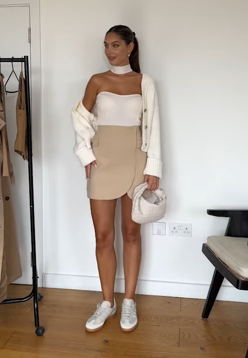 Beige Skirt