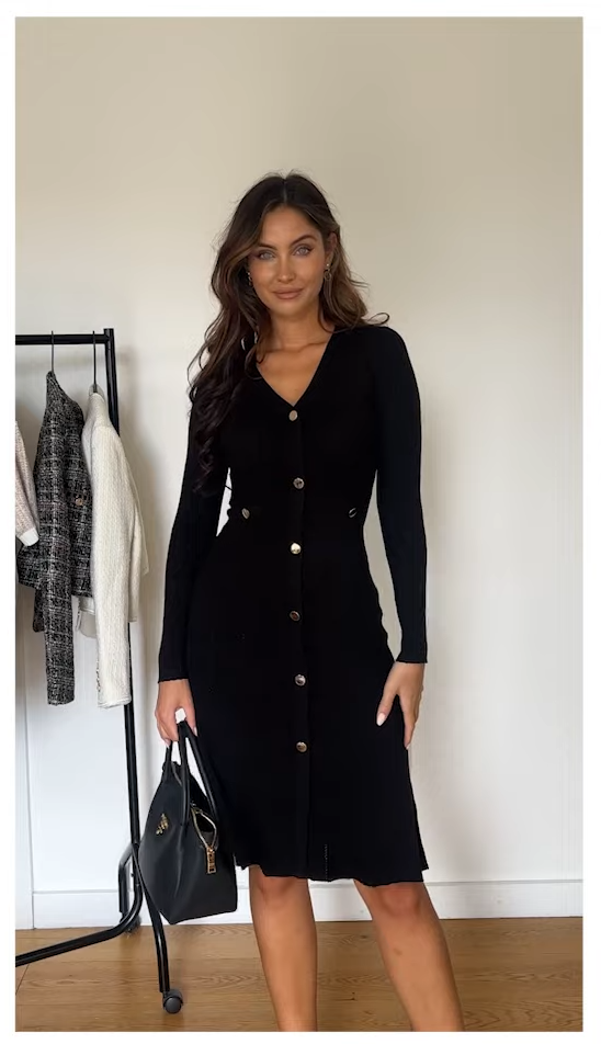 Black Midi Dress