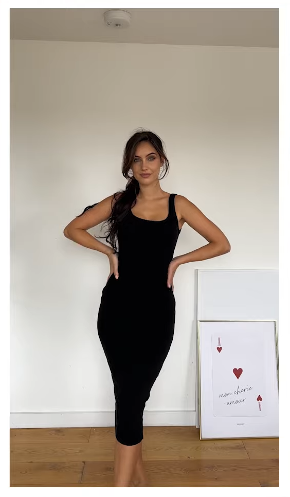 Zara Black Bodycon Dress