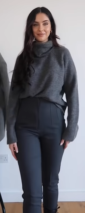 ZARA High Waist Trouser