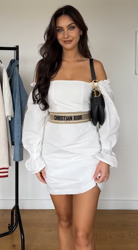 Tall Taffeta Bardot Woven Mini Dress