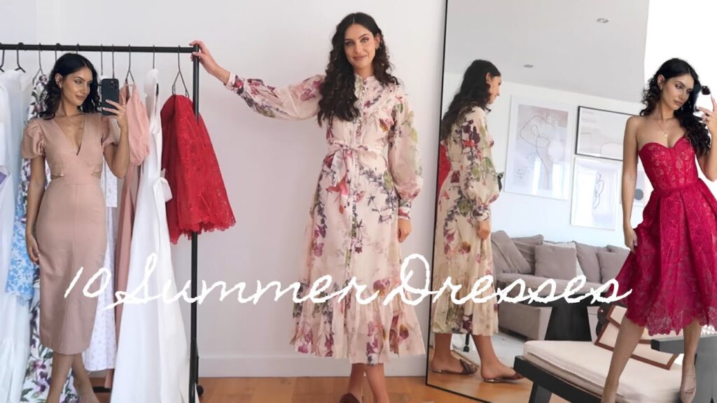 10 SUMMER DRESSES LOOKBOOK - Wedding Guest Dress Haul + Graduation + Holiday